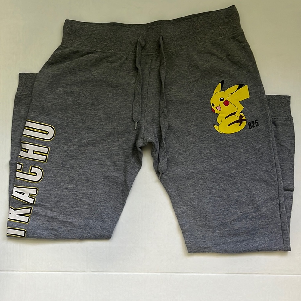 Pikachu sweatpants, size small